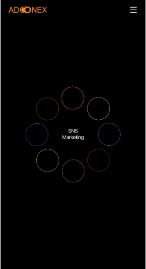 애드커넥스 모바일 웹 인증 화면